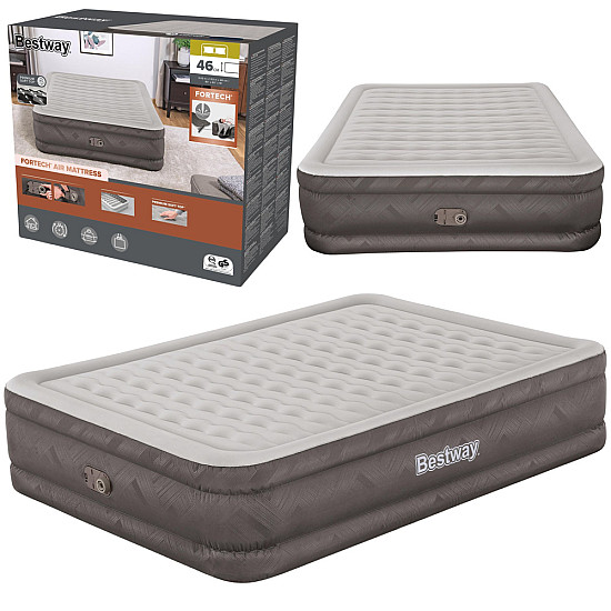 Dvivietis pripučiamas čiužinys su elektriniu siurbliu 203 x 152 cm Bestway 69050