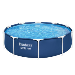 Rėminis mėlynas baseinas su siurbliu 305 cm x 76 cm Bestway 56679