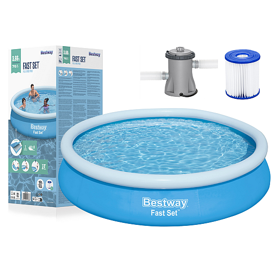 Pripučiamas baseinas 366 x 76 cm Bestway 57274
