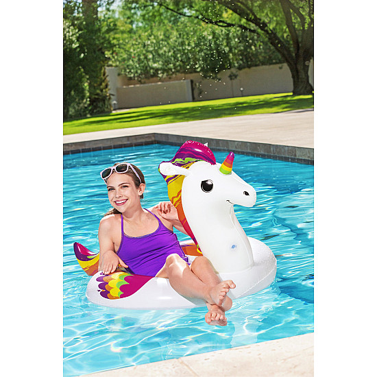 Pripučiamas plaukimo ratas Vienaragis 119 x 91 cm Bestway 36159