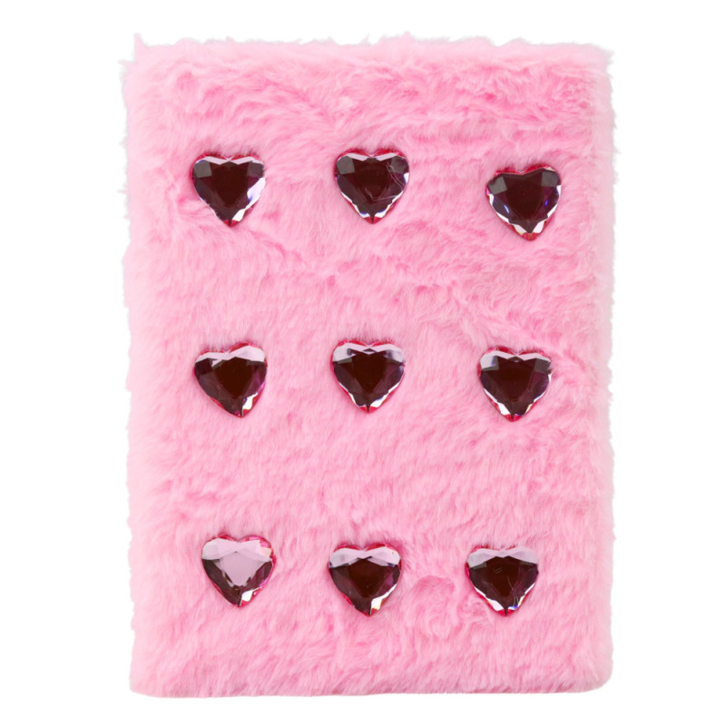 Pink notebook with heart lines A5, 80 pages Notebooks