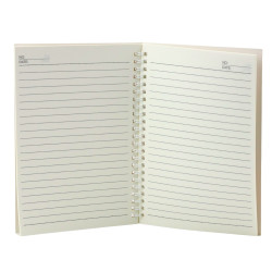 Spalvotas sąsiuvinis su linijomis, su katės ir vienaragio motyvais, A5 formato, 60 lapų