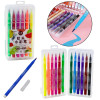 Watercolor markers in an organizer, 12-piece set