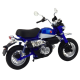 Retro klasikinis mėlynas metalinis motociklas Žaisliniai motociklai