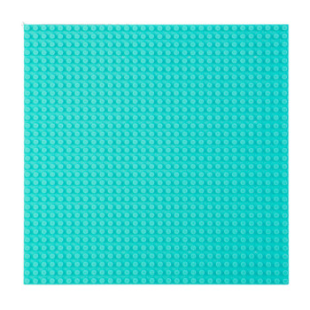 Светло-голубая строительная доска для блоков 40x40 см