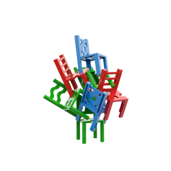 Įgūdžių žaidimas Kėdės Trefl 02075