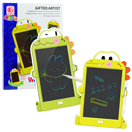 LCD writing and drawing green board with dinosaur pen Magnetic boards and magnets