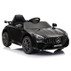 Juodas Mercedes GTR akumuliatorinis automobilis