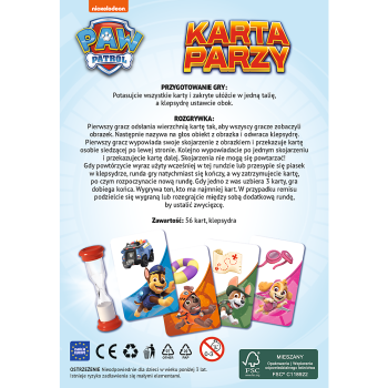 Карточная игра «Paw Patrol» для двоих Trefl 02691