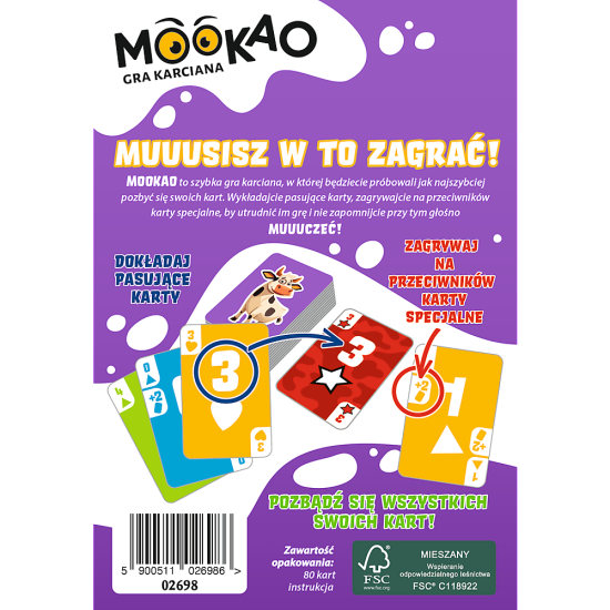 MooKao Trefl 02698 Žaidimas Stalo ir sporto žaidimai