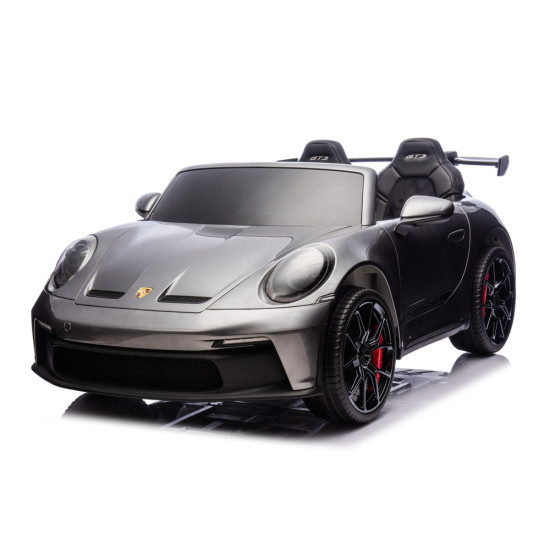 Pilkas elektrinis automobilis DK-P911 Porsche GT3 Elektrinės mašinėlės vaikams