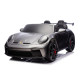 Pilkas elektrinis automobilis DK-P911 Porsche GT3 Elektrinės mašinėlės vaikams