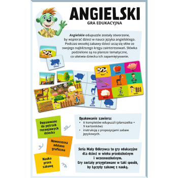 Lasten peli englanti Little Explorer Trefl 02812