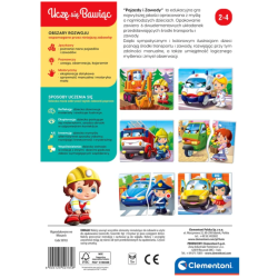 Edukacinis žaidimas Transporto priemonės ir profesijos