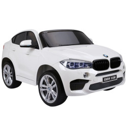 Baltas BMW  X6M akumuliatorinis automobilis