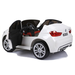 Baltas BMW  X6M akumuliatorinis automobilis
