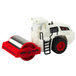 Balta statybinė transporto priemonė kelio volas