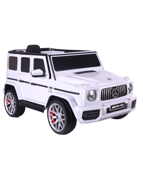 Elektrinė mašinėlė vaikams Mercedes G63 S306-1, balta
