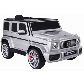 Электромобиль для детей Mercedes G63 S306-1, серебристый