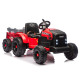 Red electric tractor CH9959B with trailer Electric machines for children