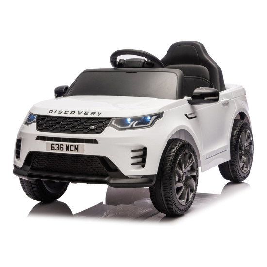Baltas elektrinis automobilis Land Rover Discovery DLS-K06 Elektrinės mašinėlės vaikams