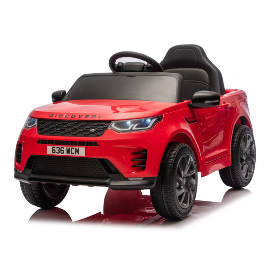 Raudonas elektrinis automobilis Land Rover Discovery DLS-K06 Elektrinės mašinėlės vaikams