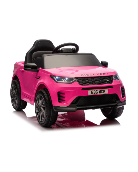Rožinis elektrinis automobilis Land Rover Discovery DLS-K06