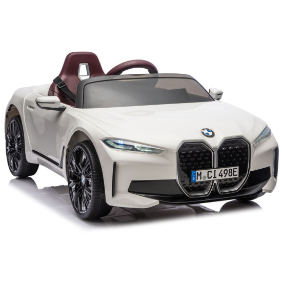 Baltas Akumuliatorinis automobilis BMW i4 4x4 JE1009 Automobiliai