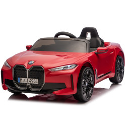 Raudonas akumuliatorinis automobilis BMW i4 4x4 JE1009