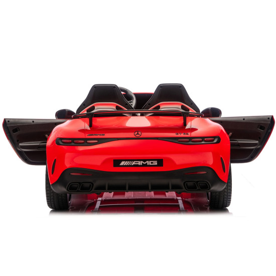 Raudonas Mercedes GT63 AMG DK-GT63 24 V Elektrinės mašinėlės vaikams