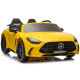 Geltonas Mercedes GT63 AMG DK-GT63“ 24 V akumuliatorinis automobilis Elektrinės mašinėlės vaikams