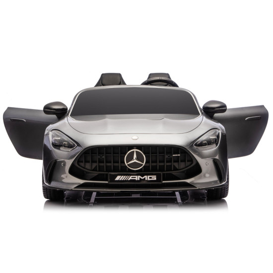 Pilkos Mercedes GT63 AMG DK-GT63 24 V elektrinis vaikiškas automobilis Elektrinės mašinėlės vaikams