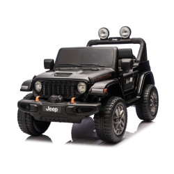 Juodas elektrinis automobilis Jeep Rubicon DK-JWR556