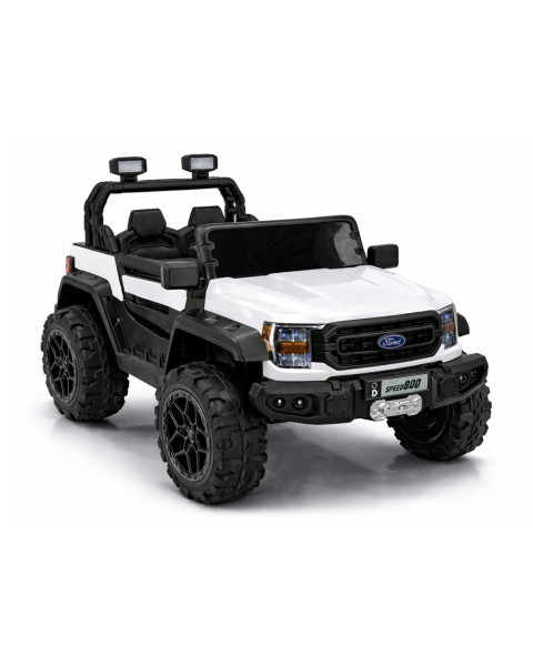 4x4 akumuliatorinis baltas automobilis 22F 12 V
