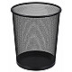 Metalinė juoda biuro šiukšliadėžė 10 l