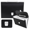 A4-size document folder with 13 compartments