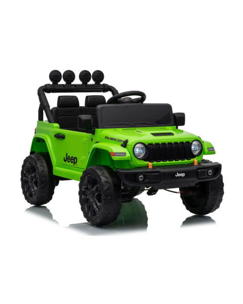 Elektrinė mašinėlė vaikams Jeep Rubicon DK-JWR558, žalia