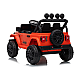 Vaikiškas oranžinis akumuliatorinis visureigis Jeep Rubicon DK-JWR558