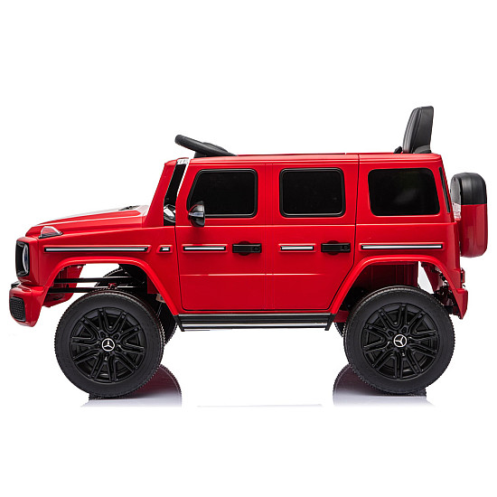Mercedes G 4x4 24 V 2580 raudonas akumuliatorinis automobilis