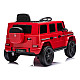 Mercedes G 4x4 24 V 2580 raudonas akumuliatorinis automobilis