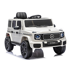 Mercedes G 4x4 24 V 2580 baltas akumuliatorinis automobilis