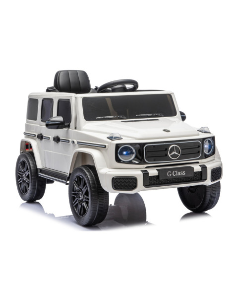 Elektrinė mašinėlė vaikams Mercedes G 4x4 24 V 2580, balta
