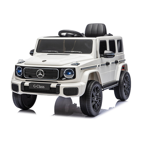 Mercedes G 4x4 24 V 2580 baltas akumuliatorinis automobilis