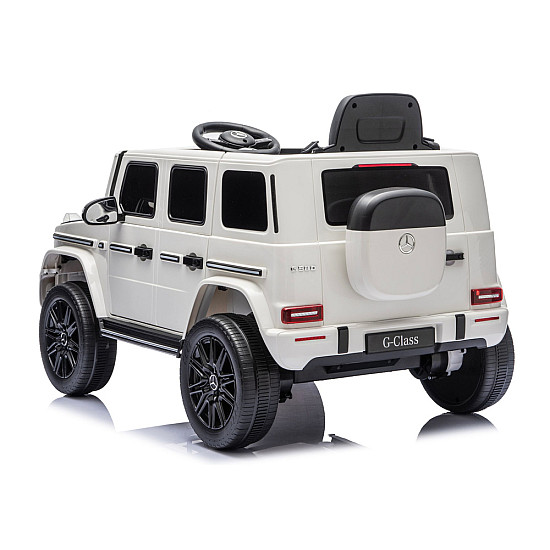 Mercedes G 4x4 24 V 2580 baltas akumuliatorinis automobilis