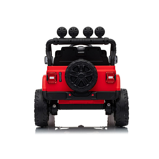 Jeep Rubicon DK-JWR558 punane akutoitega auto