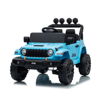 Электромобиль для детей Jeep Rubicon DK-JWR558, светло-синий