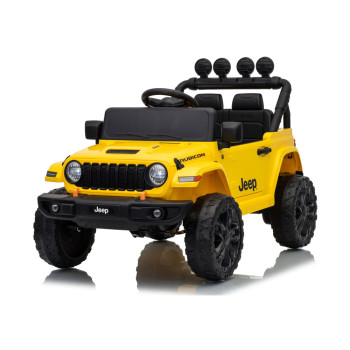 Электрическая машинка для детей Jeep Rubicon DK-JWR558, желтая