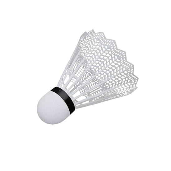 Sininen badmintonsetti, jossa on mailat