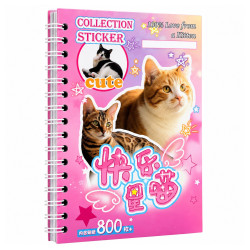 Cat Meme Sticker Book – 800 glossy and matte stickers