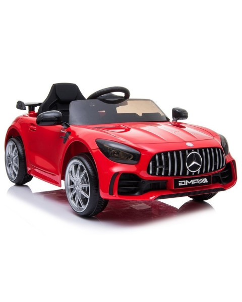 Mercedes GTR elektrinis raudonas automobilis